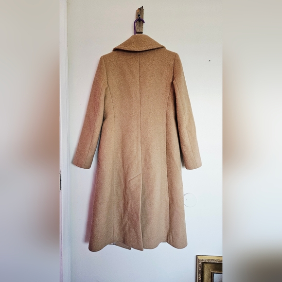 Club Monaco Daylina Wool Blend Coat Beige Nude Camel Color - Picture 3 of 5